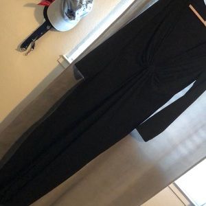 Black maxi dress
